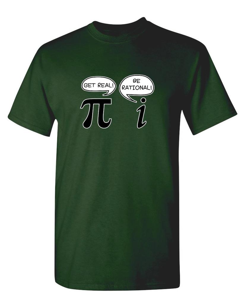 Buď realistický, buď racionální Pí Vtipné Matematický geek Sarkastické Pro dospělé Novinka Vtipné tričko