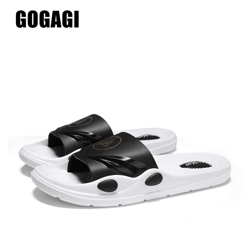 

2022 Summer Men S Slippers One Word Trend Indoor And Outdoor Home Non-Slip Slippers Soft Bottom Wear-Resistant Men S Slippers