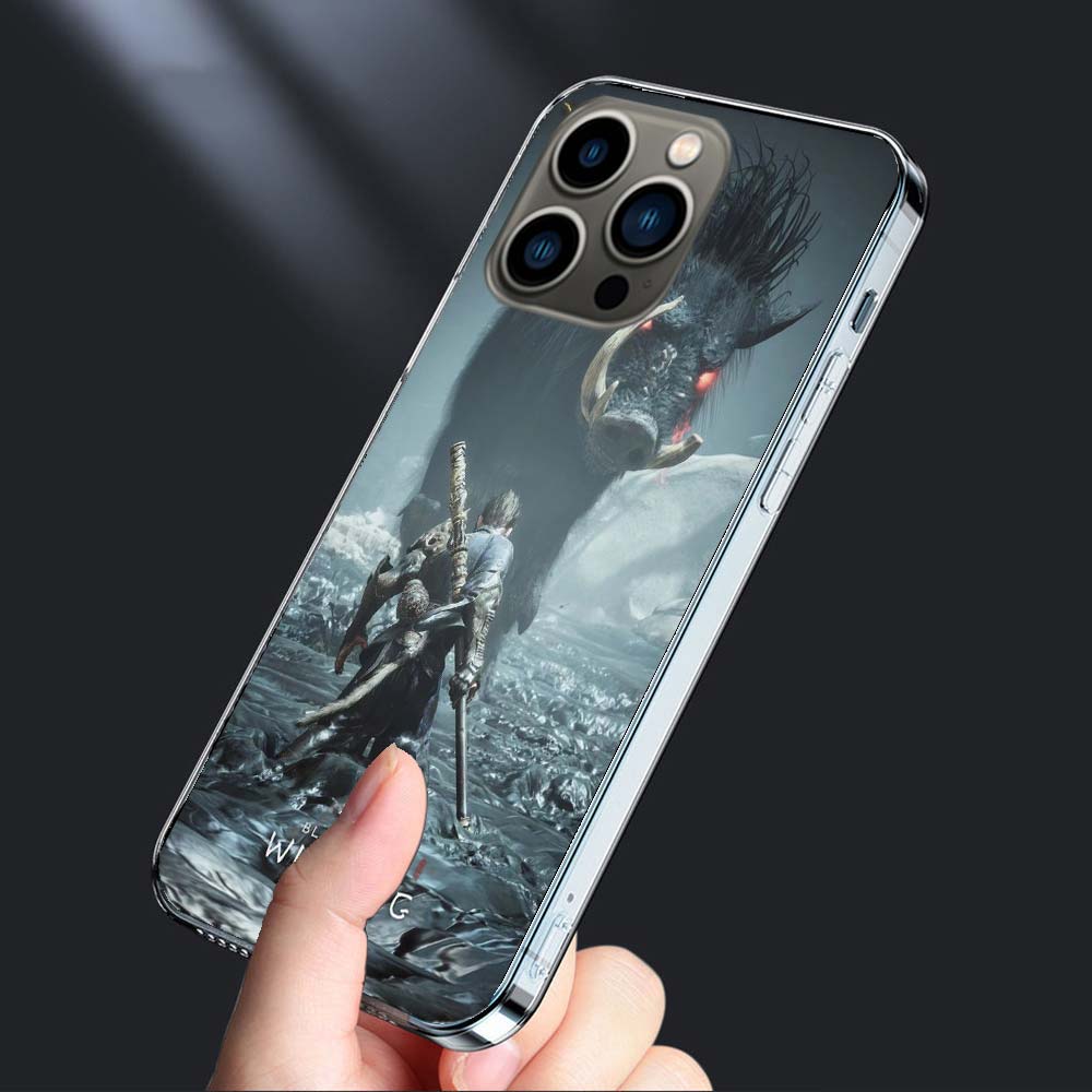 Black Myth Wu Kong Phone Case For Iphone 16E 15 Pro 14 Plus 17E 16 17 Pro Max Air 11 12 13 Mini Shockproof Capa Cute Cover TP