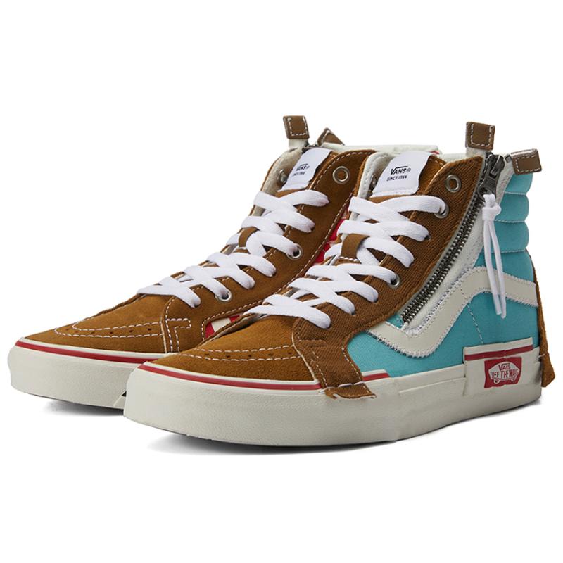 Vans SK8 HI Reissue Cap Skate Shoes Blue/Brown Vans VN0A3WM1602