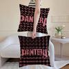 Pantera Cushion Cover Anti-dustmite Pillowcase Invisible Zipper Silky Short Plush Sofa Cushion Cover