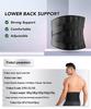 Breathable Dual-Compression Fitness Waist Belt for Sweat-Inducing Lumbar Support