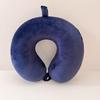 Portable Memory Foam U-shaped Travel Neck Pillow - Crystal Velvet Office & Airplane Nap Support