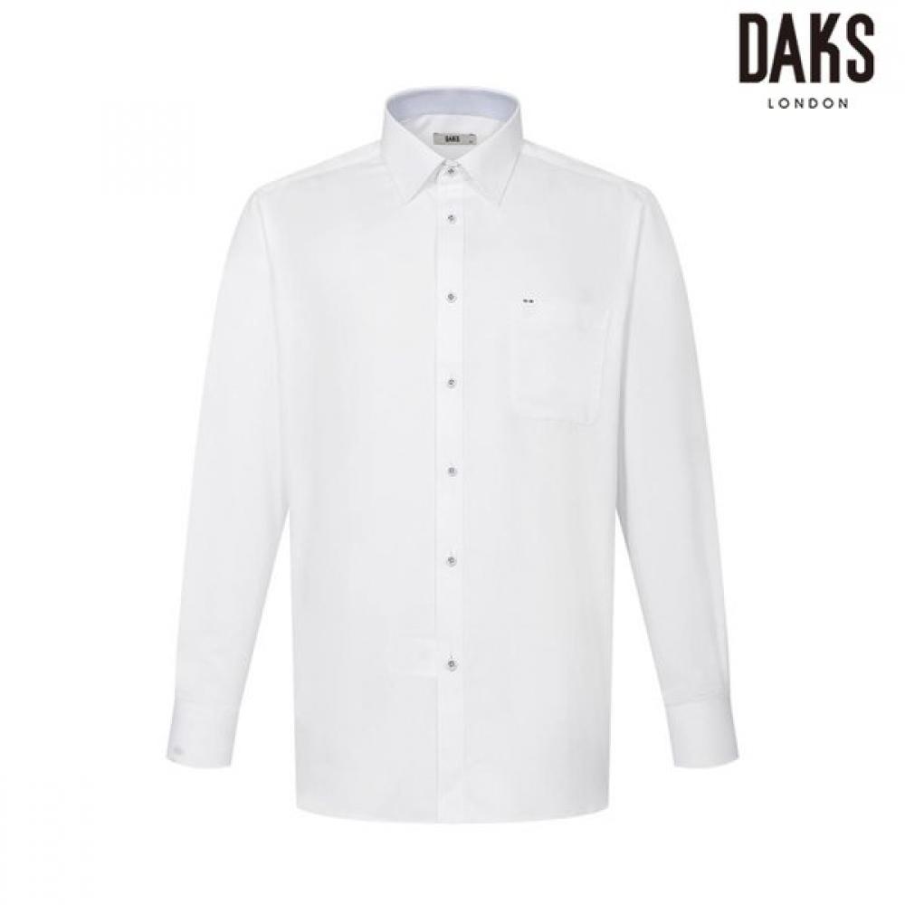 

DakS Men S eaSy Care Solid Regular Fit dreSS Shirt dmp1Shdl117a1 white/95