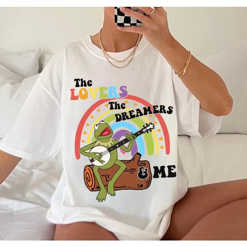 The Lovers The Dreamers Me Kermit The Frog Shirt Retro Muppet Kermit Shirt The Dreamers Rainbow land Trip Tee S