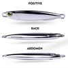 Long Casting Sinking Shore Casting Jig Lure with Feather Treble Hook Metal Spinner Fast Sinking Special for Mackerel Bass Whiteb