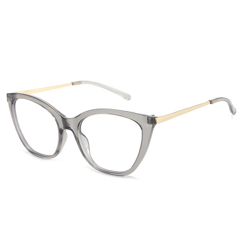 Trendy Retro Cat-Eye Prescription Glasses - Black Frame Women's Style