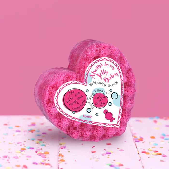 Rich Triple Butter, Exfoliating Moisturizing Cleansing Body Wash with 3 Natural butters_Body Buffer Shower Sponge Collection