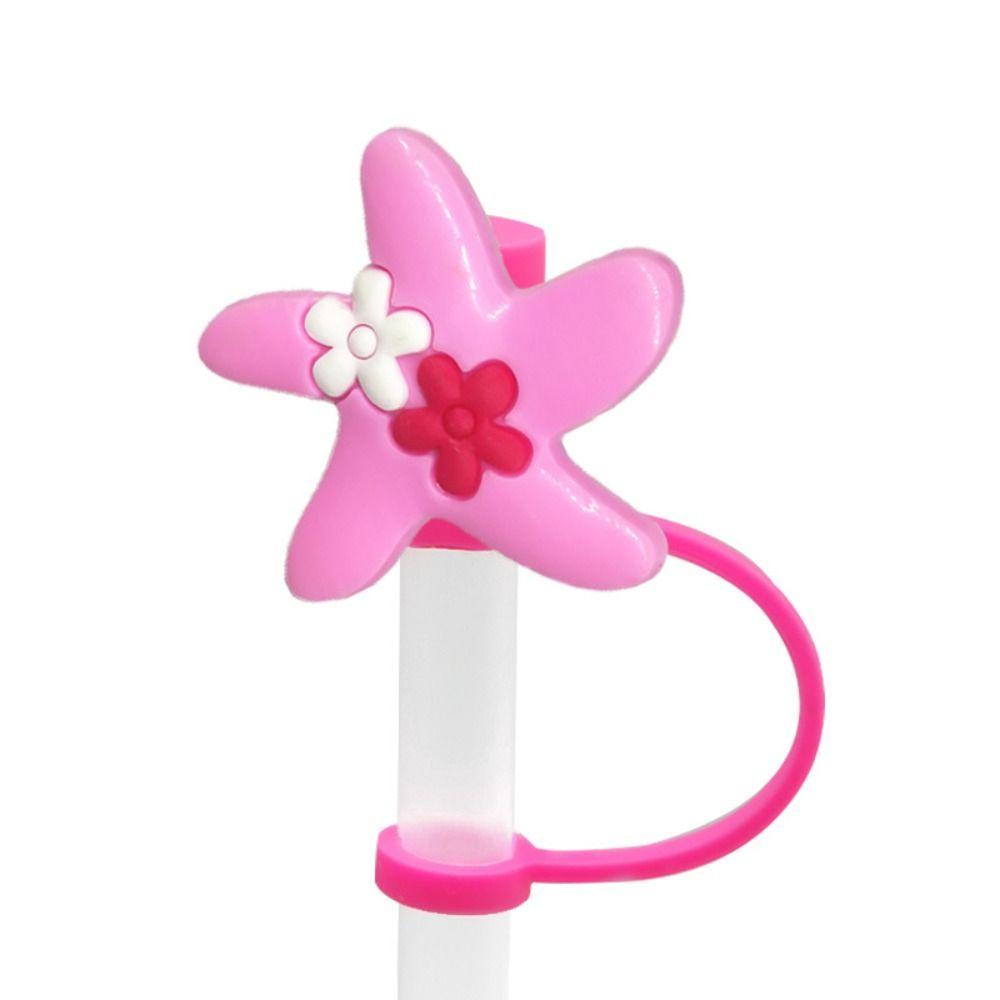 Splash Proof Straw Tip Covers Airtight Straw Topper Cute Drinking Dustproof Cap  Cup Accessories