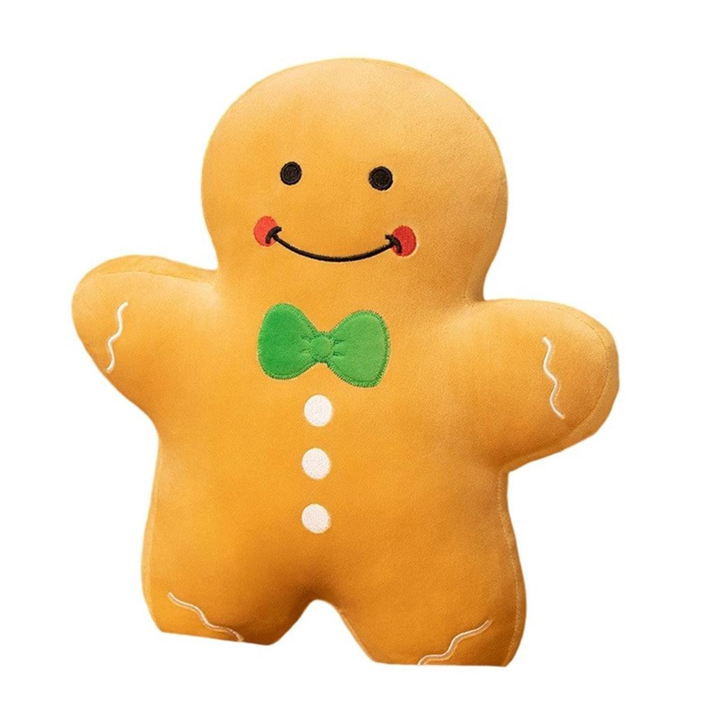 Cartoon Christmas Snowman Christmas Tree Pillow Gingerbread Doll Sofa Cushion Holiday Decoration