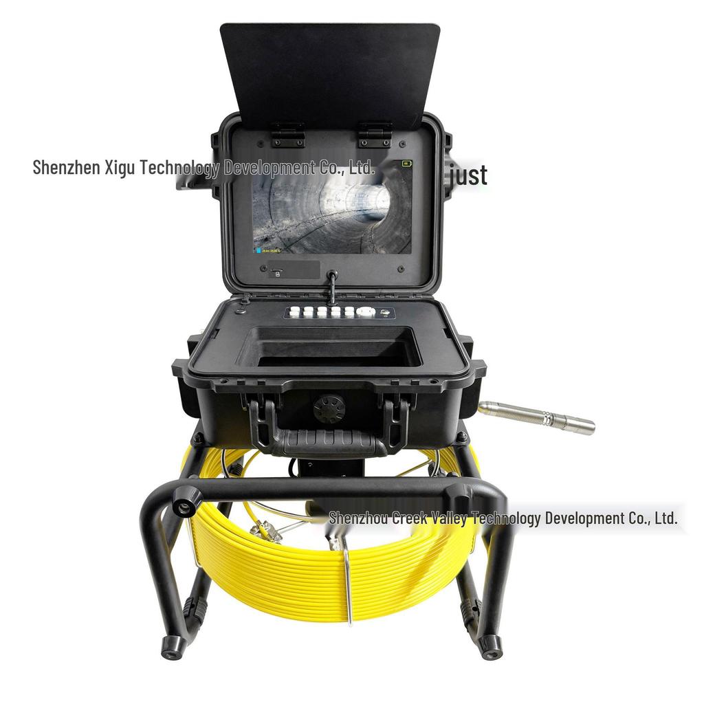 High-Definition Waterproof Sewer Inspection Camera with Zoom and Video Detection
