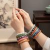 Chinesischer Stil Vintage Cloisonné Armreif Traditionelles Damen-Handarmband Glasierter Armreif Mädchen