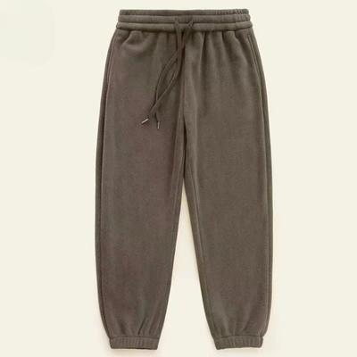 Pantaloni in pile polare double-face Pantaloni in pile ispessiti foderati in pile da uomo Lavoro Caldi Pantaloni da tuta Papà Sportivi Casual Inverno