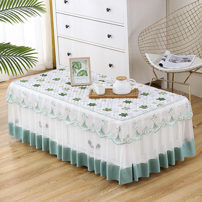 Покрывало для журнального столика скатерть коврик для журнального столика набор для журнального столика гостиная утолщенная прямоугольная на заказ скатерть для журнального столика скатерть пылезащитный чехол 50cm wide, 100cm long, 40 красный