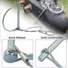 Luomorgo Trailer Coupler Locking Pins, 2 Pack, 1/4" x 3.2" Hitch Pins | 6.3mm x 80mm, with Anti-Lost Rope Ring, For Farm, Lawn & Towing, Trucks &