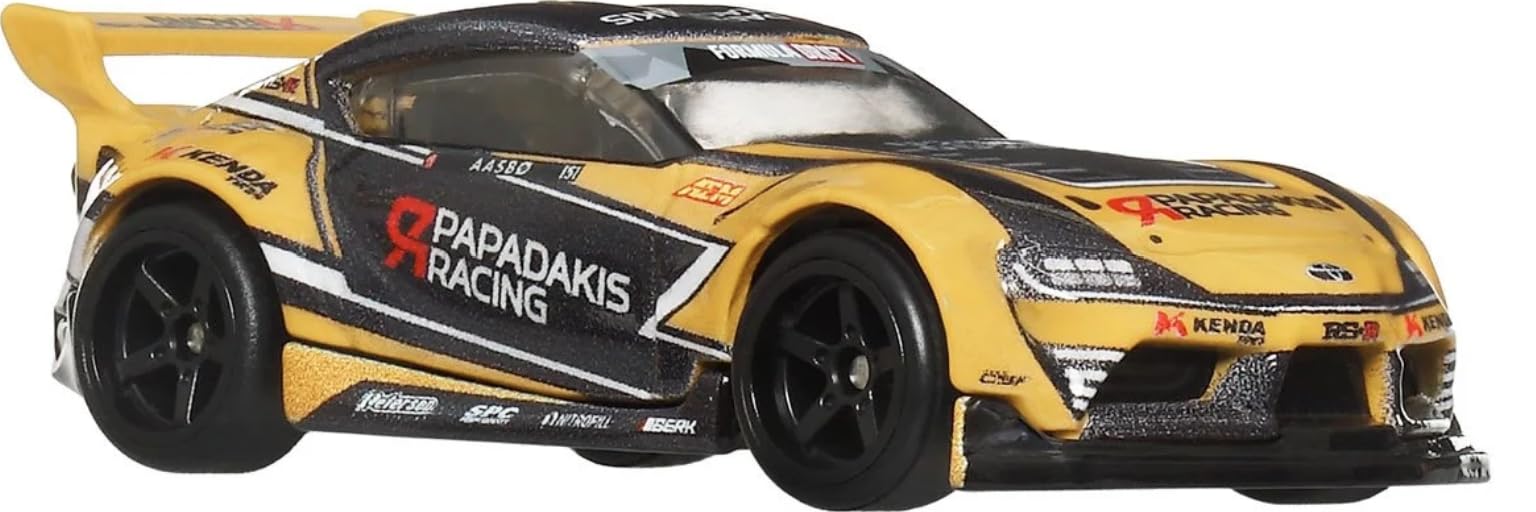 

Hot Wheels Team Transport Toyota GR Supra Fleet Real Scale #86 20 & Street, Riders, Metal/Metal, 164