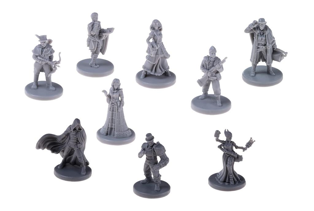 City of the Great Machine Board Game Players Ages Steampunk Hidden Moves Solo Average Playtime Minutes 1-4 14+ One-to-Many Co-op & 45-90