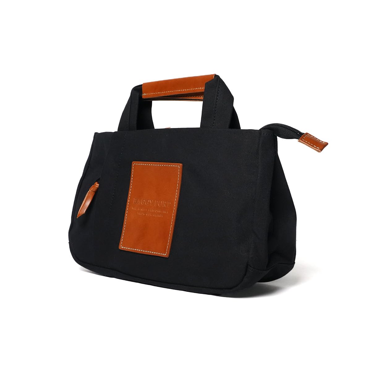 

BAGGYPORT BLACK 10 High Density Canvas Mini Tote Bag Unisex [Baggyport] No. Men s Women s YNM-424 (Camel)
