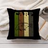 Carp Fishing Art Cushion Cover Short Plush Double-Sided Printing Home Machine Washable In Warm Winter Pillow Cover