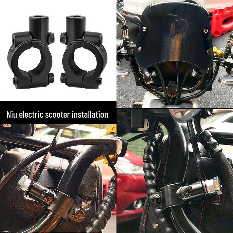 Loncin Voge 500ac/Niu Retro Elektroroller Windschild mit Halterung