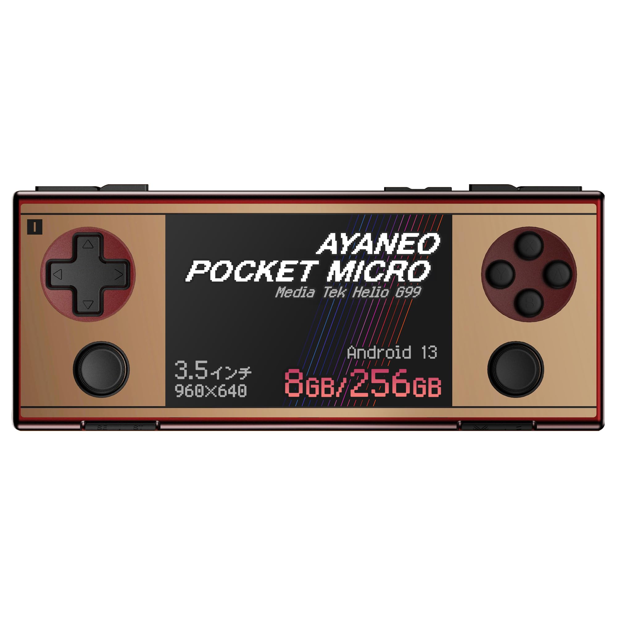 

Офіційна версія AYANEO Pocket Micro Domestic Портативний ігровий пристрій Android Автентифікація за відбитком пальця Слот для картки MicroSD дюймовий дисплей IPS Формат срібний