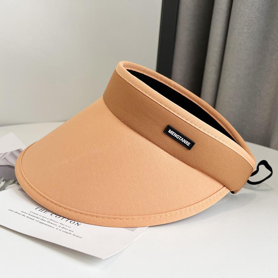 Uv High Protection Top Hat Mesh Live Broadcast Summer Explosive Pure Color Sunshade Hat Outdoor Large Brim Sun Visor