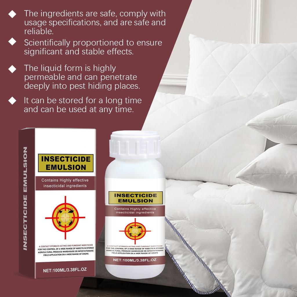 Insektsvattenemulsion, effektiv insektsmedel för inomhustoaletter i köket 100 ml