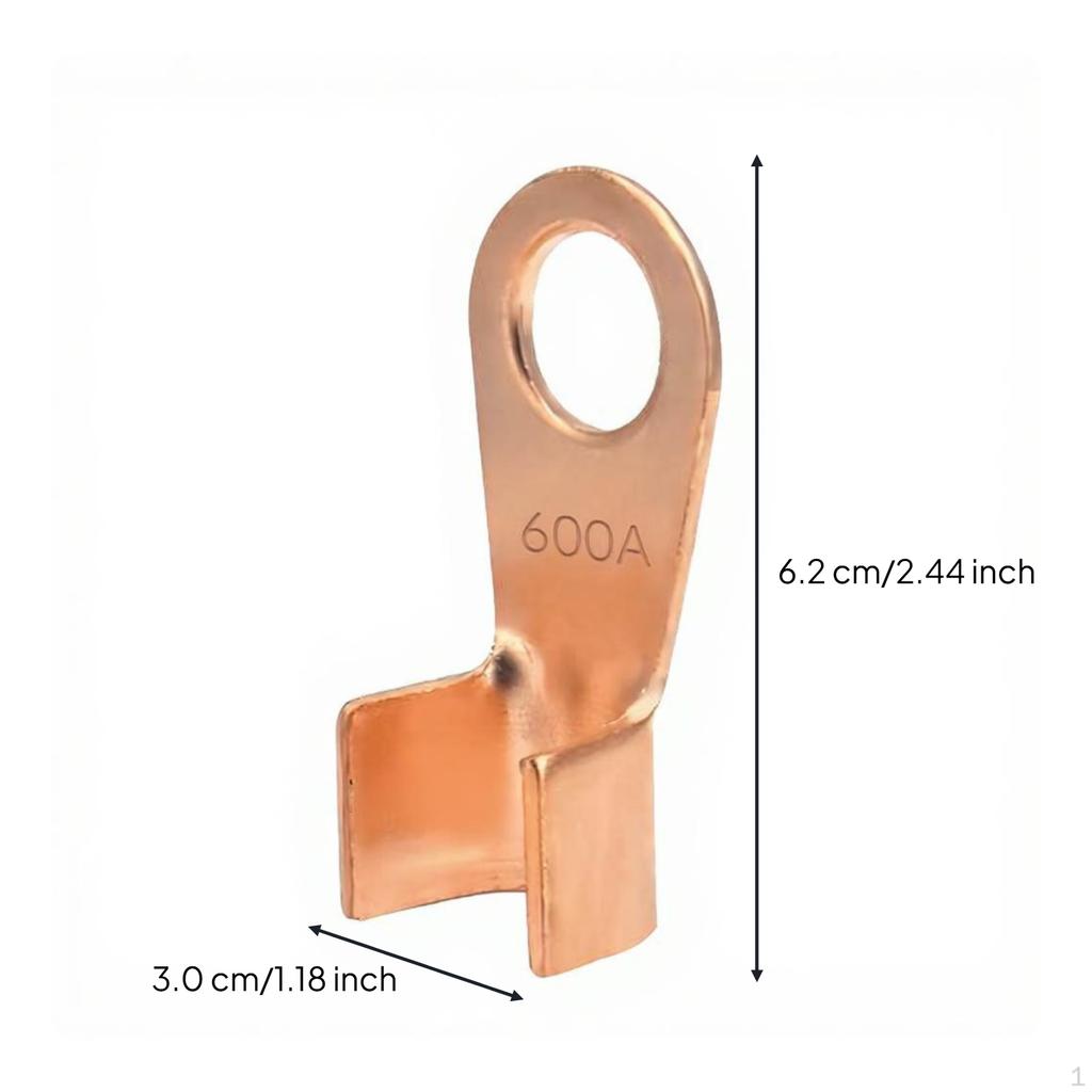Copper Wire Lugs, OT Terminal Connector, Crimp Battery End, Electric 150A