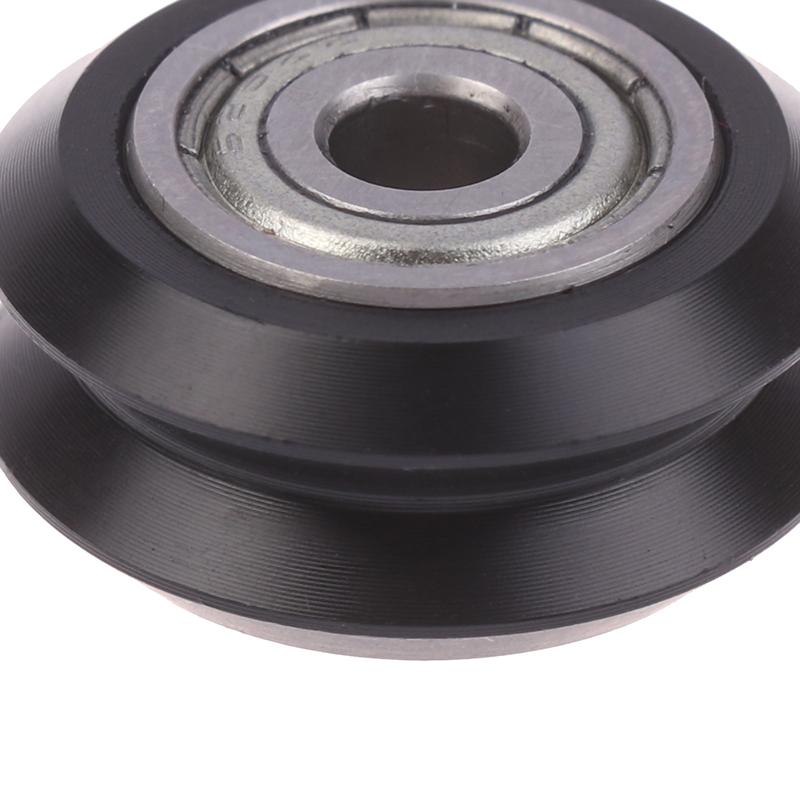 5Pcs Pom Wheel With 625Zz Linear Bearing 3D Printer Pom Wheel Plastic Pulley V-Type Wheels For Laser Engraver Parts