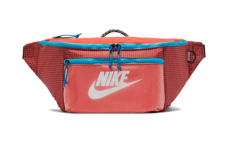 Тканевая поясная сумка Nike Regular Унисекс Перечный Красный/Темно-Перечный Красный/Черный CV1411-673