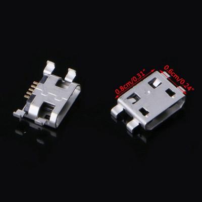 10 Stück praktische Typ B Micro USB 5-polige Buchse für die Buchsenmontage