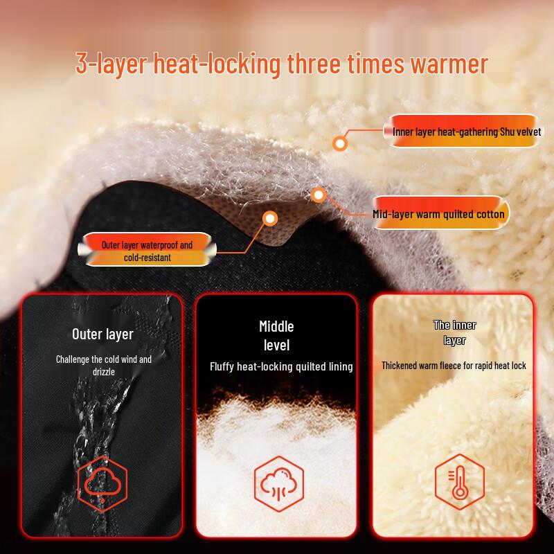 Jeanswest Men's Winter Fleece-Lined Baseball Collar Jacket