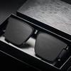 Fashion Men's Business Driving Square Acetate Windproof Shades Sunglasses Retro Sunglasses Outdoor Men's Sunglasses