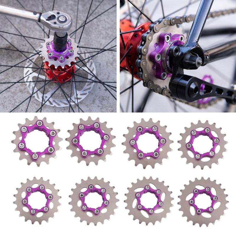 High Strength Bicycles Flywheel Single Speed Bike Freewhee Bicycles Cassettes Cog Cycling Accessories Easy To Use