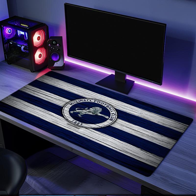 Millwall Fc Crest Design Mouse Pad, Rubber Base, Mouse Pad for Gamers and Office Use, Gaming Desk , Easy To Clean Mat Christmas Fan Gifts