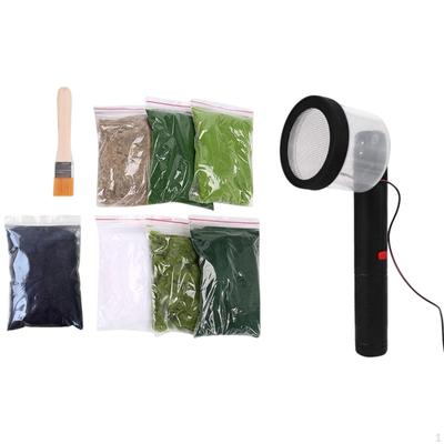 Static Grass Flocking Machine Anti Slip Handle Mini for