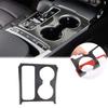 Soft Carbon Fiber Car Center Console Water Cup Panel Frame For Kia Stinger 2019-2023 Trim Sticker Decoration Accessories
