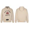 Graffiti Letter Print Hooded Sweatshirt Jacket Men Loose Fit Streetwear Long Sleeve Cotton Pullover