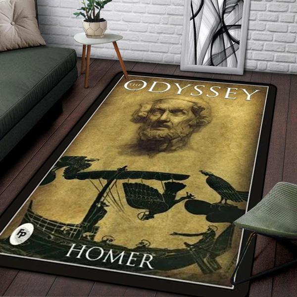 Ancient Greek Homeric Mythology THE ODYSSEY Printed Carpet Living Room Sofa Bedroom Bedside Mat Bathroom Absorbent rugs