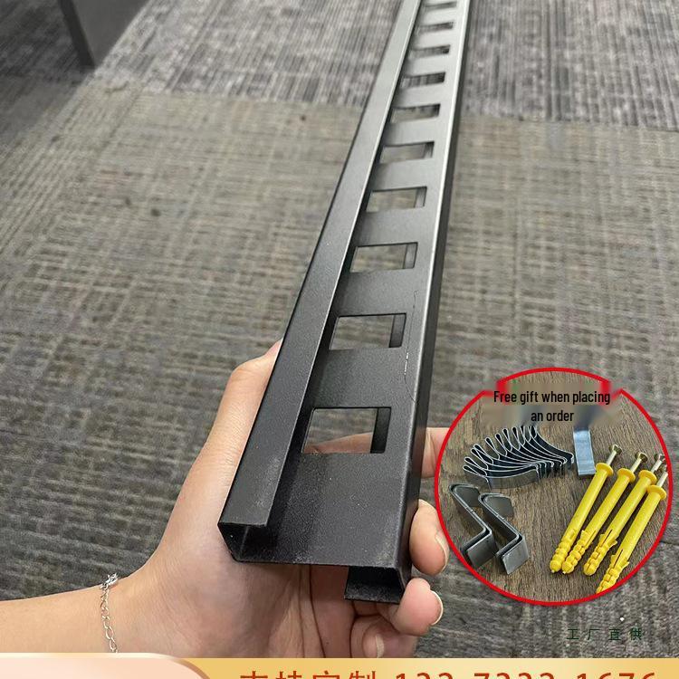 Wall-Mounted Seamless Edge Banding Tile Display Rack for Floor and Ceramic Samples
