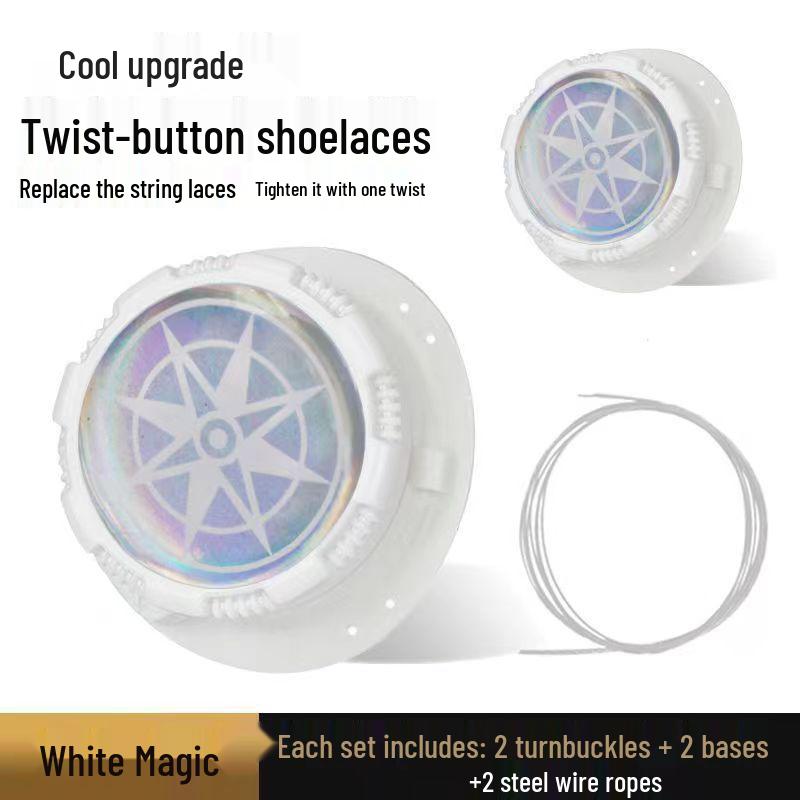 Uniwersalna Obrotowa Klamra do Butów - Outdoorowe Sportowe Leniwe Sznurowadła z Klamrą Drucianą Zapobiegającą Rozwiązywaniu