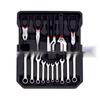 Multifunctional Aluminum Ratchet Wrench Set with 187-10 Box Sockets, Fly Hardware Tools, Large, Medium, Small.