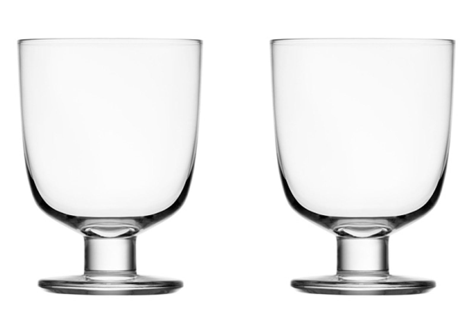 

[Officially Imported] Iittala Lempi Glasses, Approx. 340ml, Pair (2 Glasses), Clear, Wedding Gift, 1008683