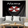 1PC Custom Name Umbrella Resident Emblem Tapestry Hanging for Bedroom,Livingroom, Playroom,Decor Art Room Wall Tapestry Birthday Gifts