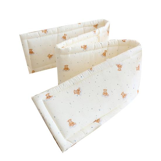 Universal Crib Bumper Soft Crib Side Guard Breathable Cotton Padding for Baby Crib Playpen Side Bed Protection Safe Crib Liner for Boys Girls