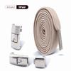 1/2Pair 8MM Flat No Tie Shoelaces Elastic Shoelace Metal Buckle Shoelaces Without Ties Sneakers Children Laces Shoe Accessories