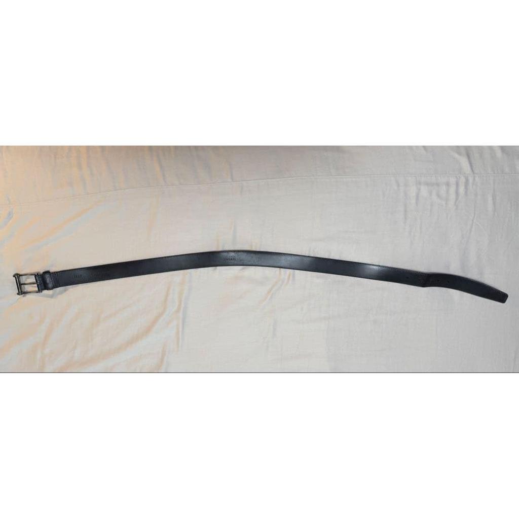 Used Versace Men's Leather Belt Black