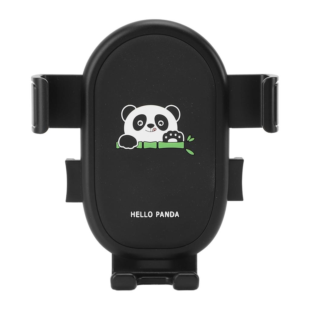 Cycle Phone Holder Shock Absorbing Quick Release All Around Protective Panda Pattern Handlebar