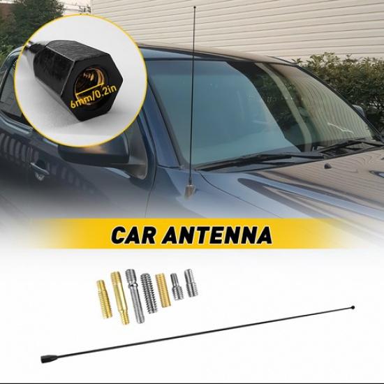 

21 Black Stainless Antenna Mast Radio AM/FM for 1995-2016 TOYOTA TACOMA Power