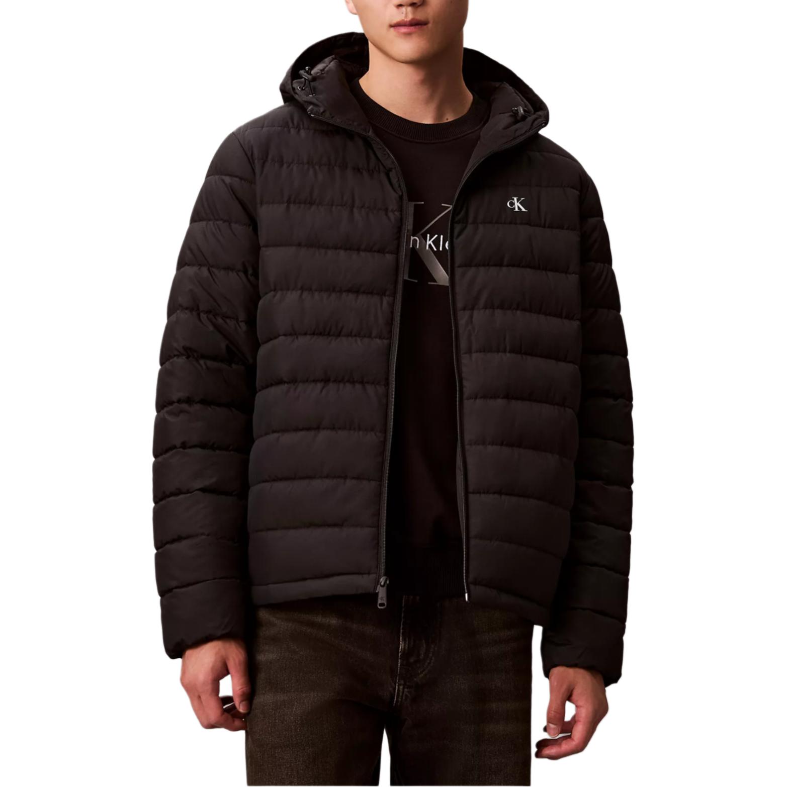 

Calvin Klein Tear-Resistant Comfortable Versatile Hooded Waterproof Down Jacket Men Jackets 4RD579G-UB1 L